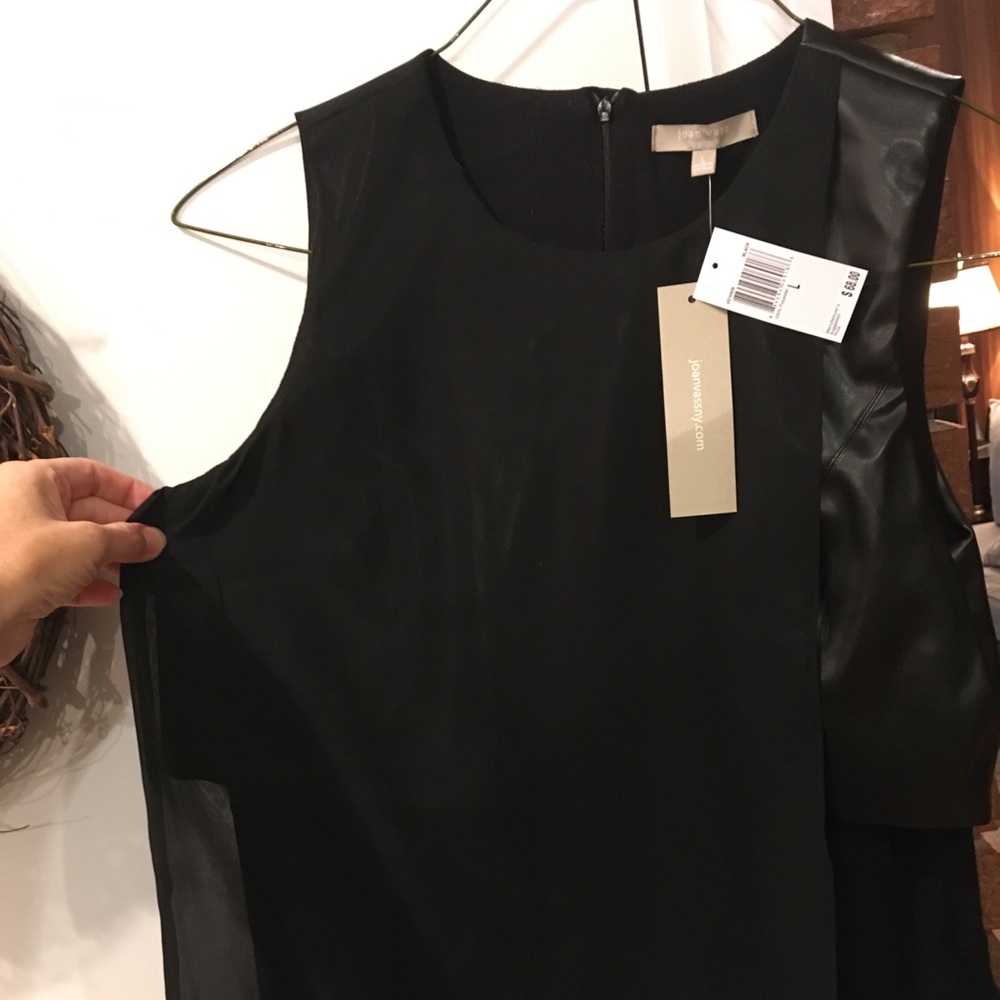 Joan Vass mixed media top